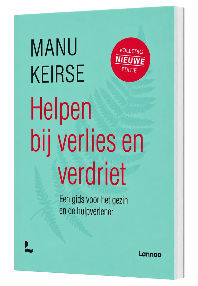 De omslag van Helpen bij verlies en verdriet van Manu Keirse